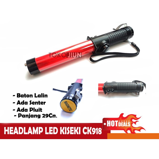 TONGKAT LALIN DENGAN PLUIT NYARING ADA LAMPU SENTER TONGKAT PARKIR