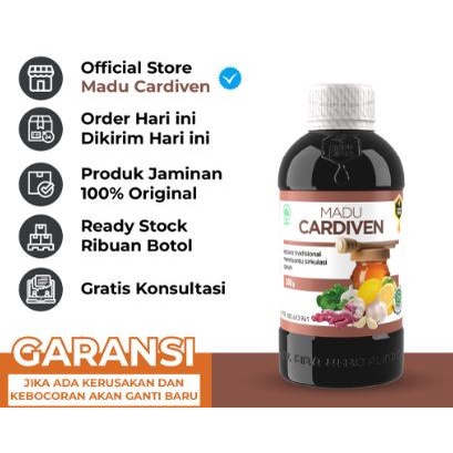 Madu Cardiven Herbal Jantung