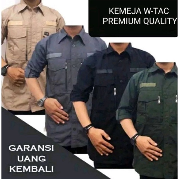 DGJM2124  (COD)KEMEJA LAPANGAN W-TEC TACTICAL LENGAN PANJANG OUTDOR