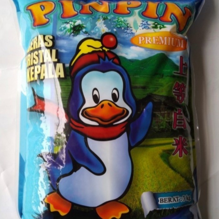 

Beras PINPIN/PIN PIN. Kristal Kepala Super Premium Punel 3 kg