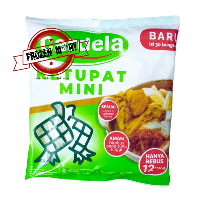 

Ketupat Mini ADABI Isi 30 pcs / Adabi Ketupat Mini / Ketupat Nasi 600G