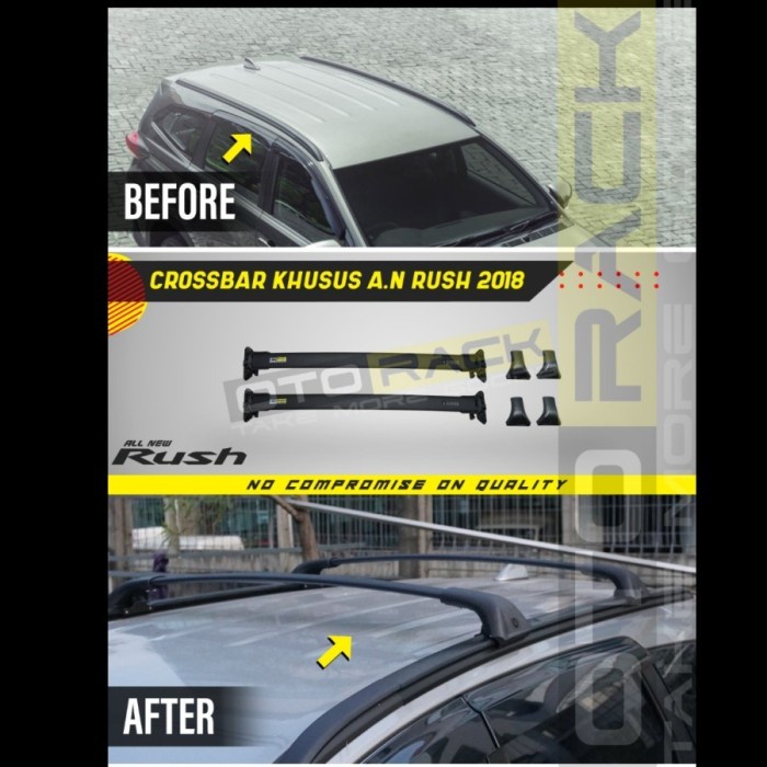 NEW  CROSSBAR CROSS BAR ALL NEW RUSH TERIOS OTOPROJECT terpercaya
