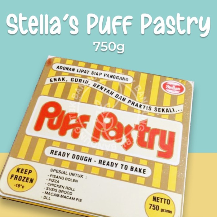 

Stella Puff Pastry / Stella's Pastry Lembaran 750g