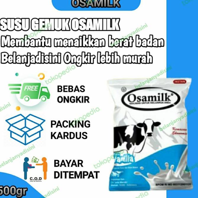 

osamilk susu sapi penambah berat badan 500gr