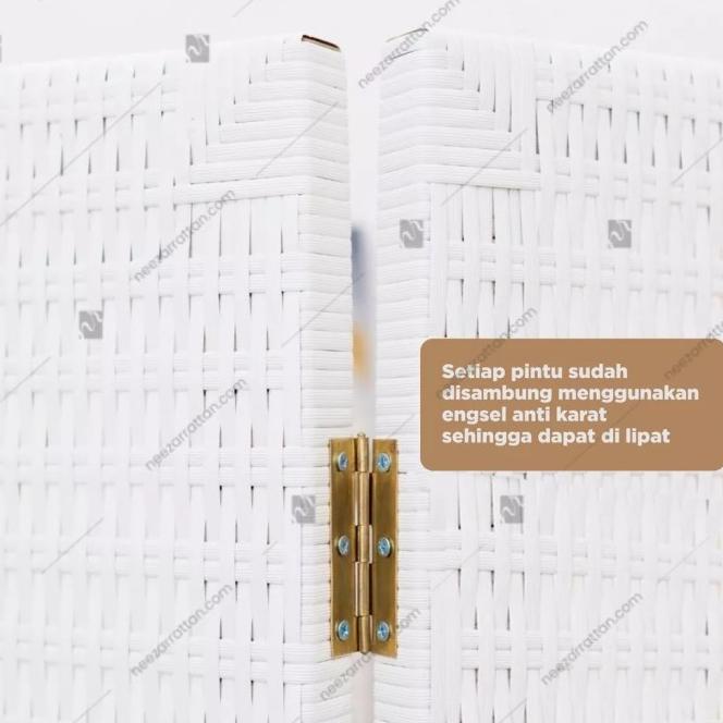 Sketsel Ruangan Partisi Pembatas Rotan