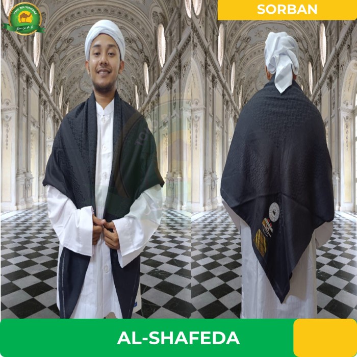 Sorban Sorban Al Shafeda Black(T5R7) Sorban Palestina Putih Sorban Palestine Sorban Anak Laki Laki S