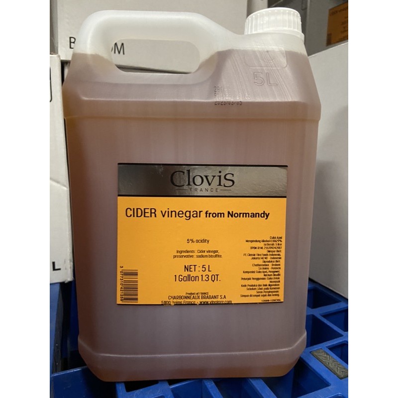 

Clovis Cider Vinegar 5Ltr - Cuka