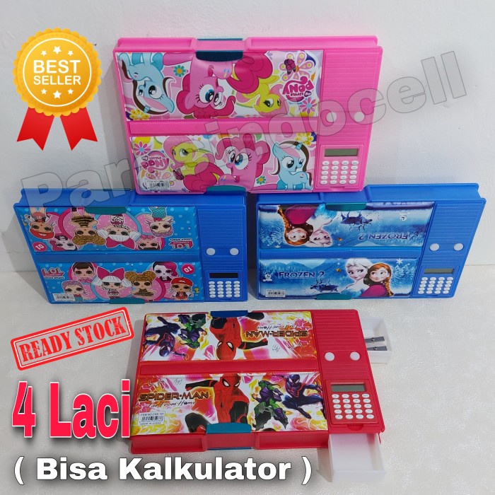 

TEMPAT PENSIL BOX 4 LACI BISA KALKULATOR KOTAK PENSIL MAGNET