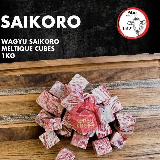 

Good Saikoro Beef Wagyu Meltique Meltik Cubes 1Kg Good Product Osscasop