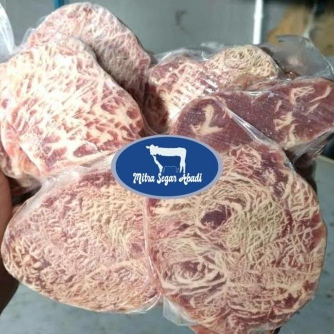 

Top Quality Daging Sapi Meltique Steak Premium @1Kg Limited Osscasop