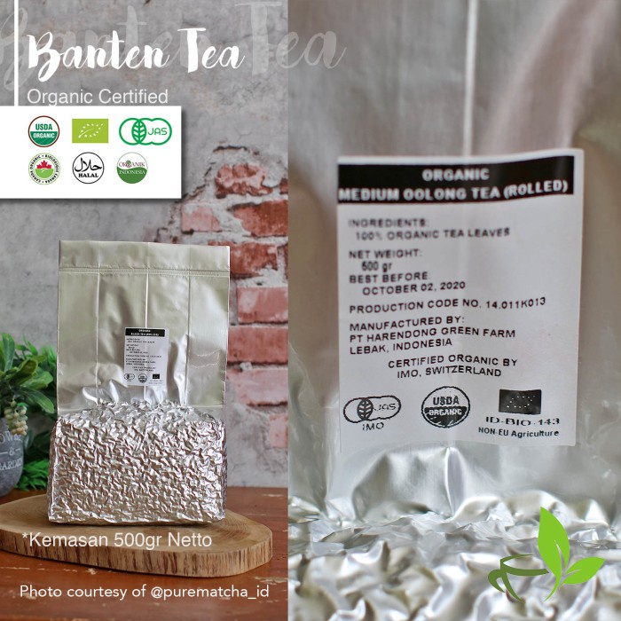 

Teh Oolong Organik Indonesian Organic Medium Oolong Harendong 500gr
