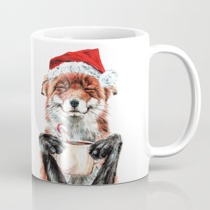 Mug Kopi Natal Morning Fox