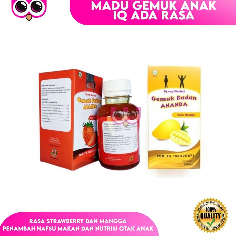 

New Sale !!! [Flavor/Rasa] Madu Gemuk Anak Iq Ada Rasa Ananda - Langsung Kirim