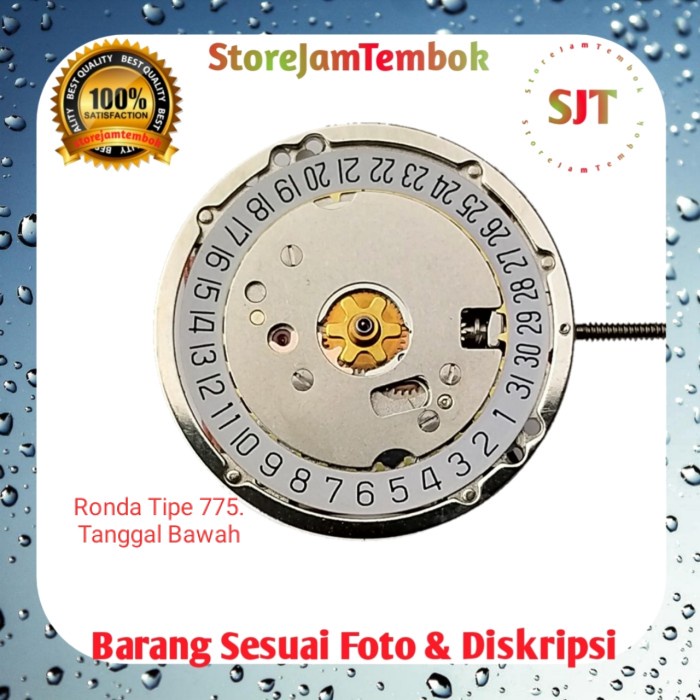 TERBARU Mesin Jam Tangan Swiss Part Ronda 775 Tanggal Bawah. /JAM TANGAN ANTI AIR/JAM TANGAN