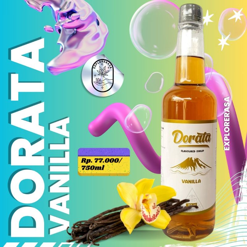 

Dorata syrup rasa Vanilla isi 750 ml