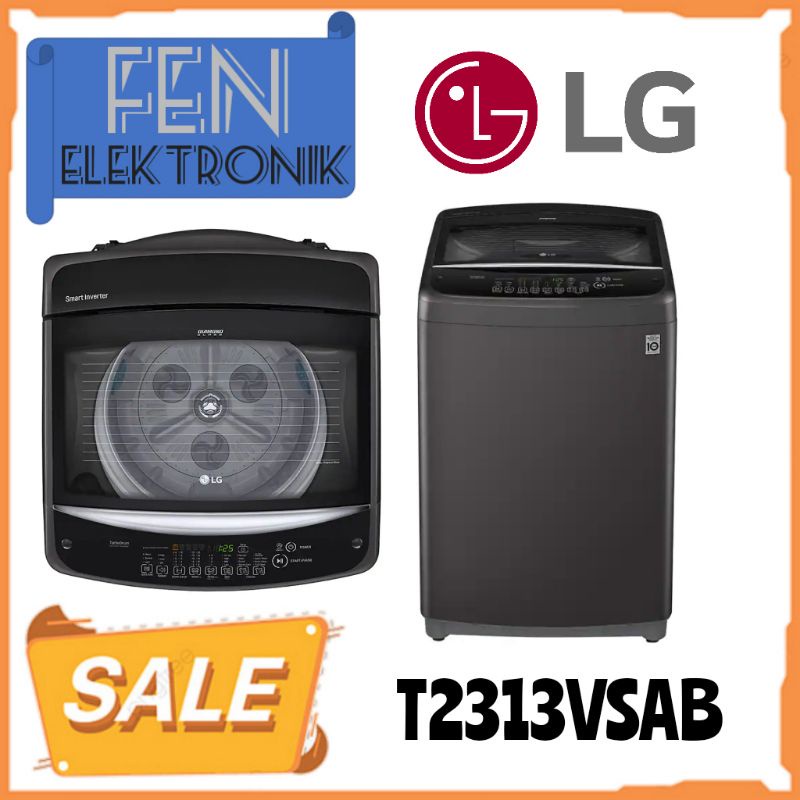 TERMURAH Mesin Cuci LG 13 kg T2313VSAB LG Mesin Cuci Top Loading T2313VSAB T2313 2313VSAB