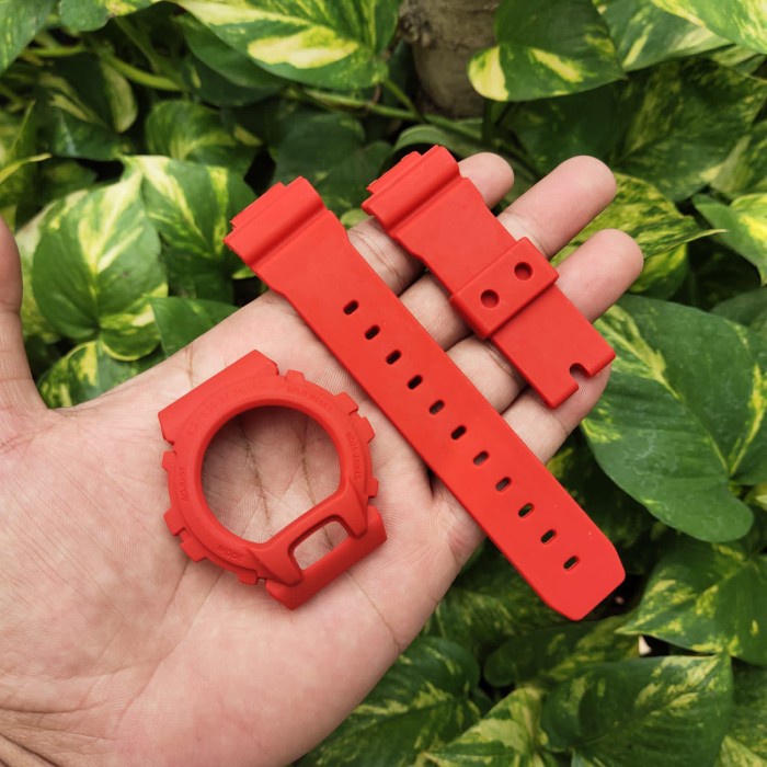 ✅Ori Gshock G/Glx/Gw 6900 Merah Doff Strap Dan Bazel Berkualitas