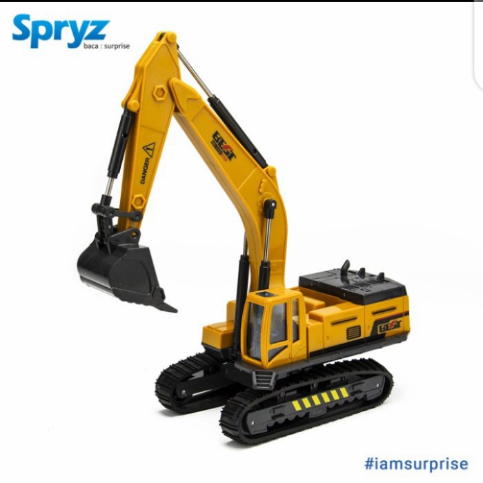 SPRYZ CONSTRUX 1:55 EXCAVATOR MAINAN MINIATUR