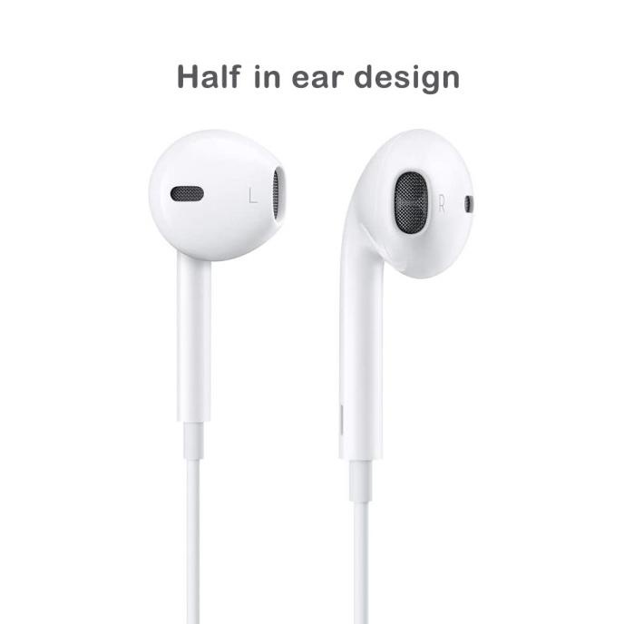 Apple Earpods Lightning Connector Headset Earphone Iphone Original