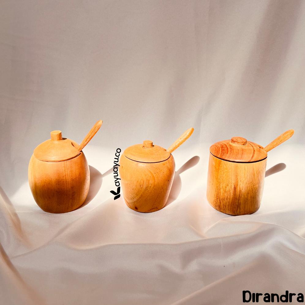 TEMPAT BUMBU KAYU / TEMPAT BUMBU DAPUR SET / TEMPAT SAOS / TEMPAT SAUS / WADAH BUMBU / WADAH SAMBAL