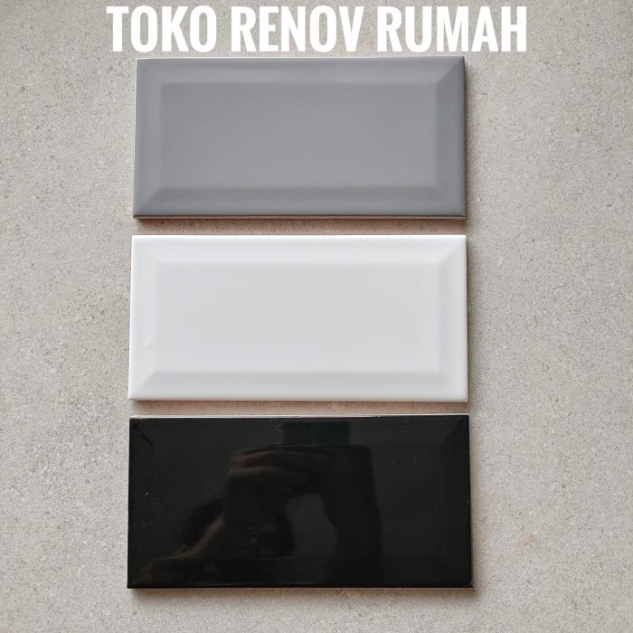 KERAMIK 10X20 BEVEL (GLOSS/ KERAMIK BEVEL 10X20/ KERAMIK DINDING DAPUR