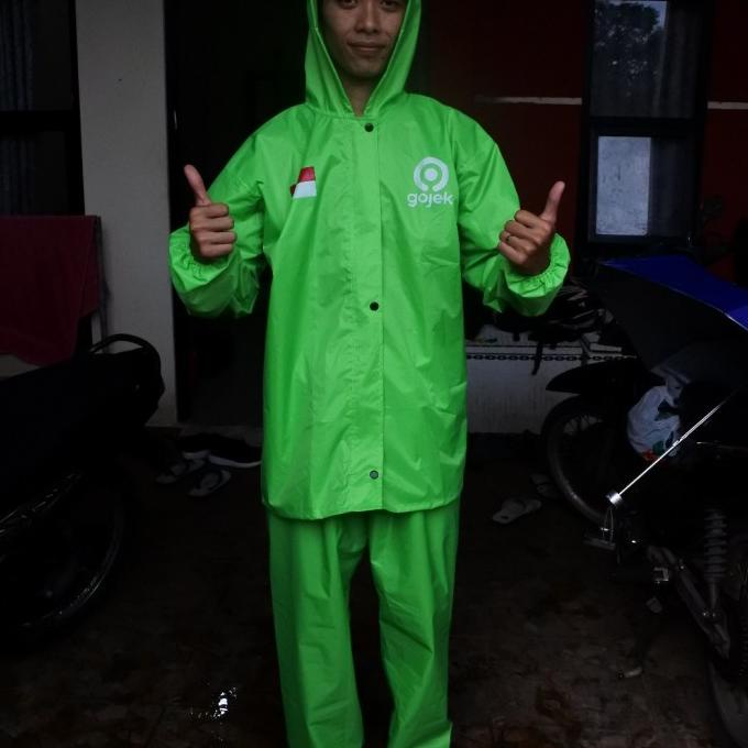 jas hujan ojek ojol gojek grab