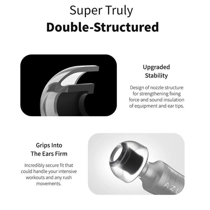Azla Sednaearfit Crystal Standard Type For Iem Seal & Comfort Eartips