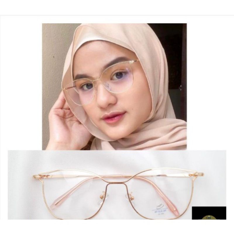 Kacamata Wanita 2065 / Kacamata Photocromic / Kacamata Antiradiasi / Kacamata Blueycromic / Kacamata