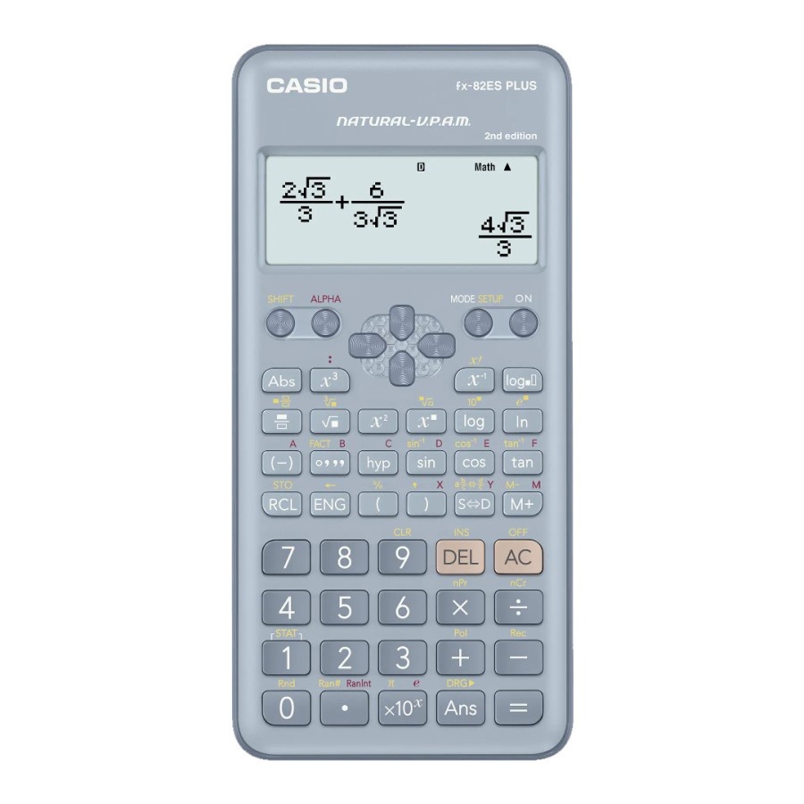 

Kalkulator Casio Fx-82Es Plus Scientific Calculator Fx 82 Es Plus 2Nd Edition Res Asaba Garansi