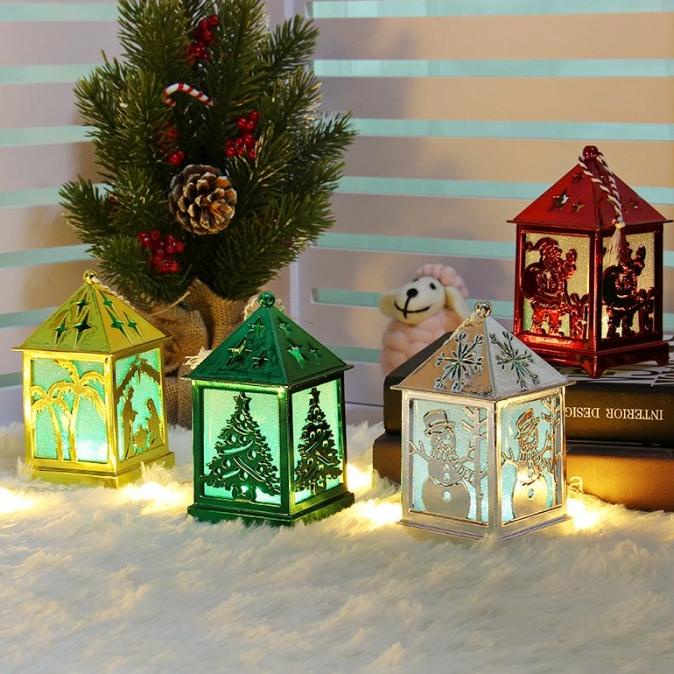 

New Sale Lentera Lampu Natal Dekorasi Gantungan Hiasan Pohon Natal Led Murah Pengiriman Cepat