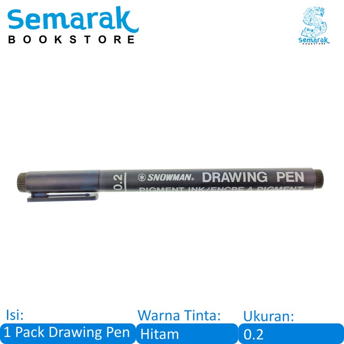 

Promo Snowman 700 Drawing Pen 0.1/0.2/0.3/0.4/0.5/0.6/0.7/0.8 - [1 Pack]