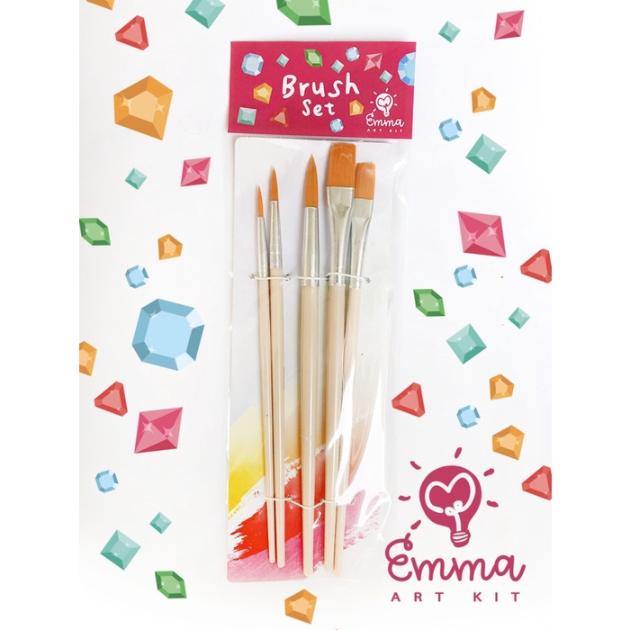 

High Quality Complete Paintbrush Set For Emma Art Kit Brush / Kuas Terbaru