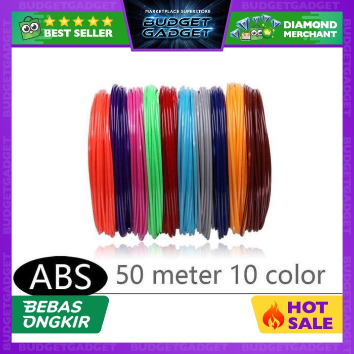 

Aveibee 3D Pen Filaments Abs Pla 1.75Mm 10 Colors 5 Meter - Av-200 Terbaru
