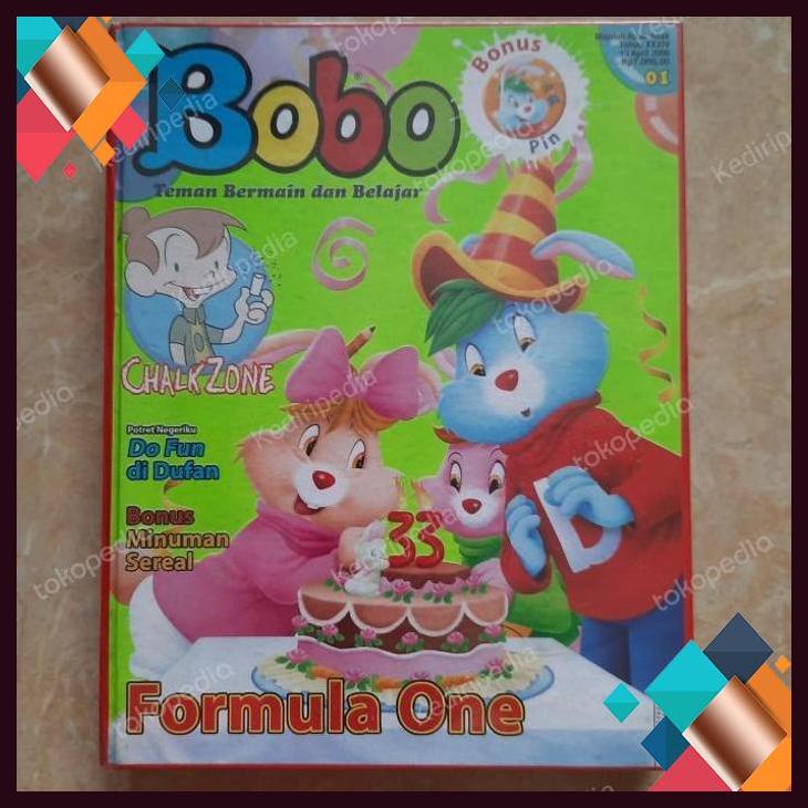 [KPD] BUNDEL HARDCOVER MAJALAH BOBO TAHUN XXXIV 2006 NO 1-13 URUT KOLPRI