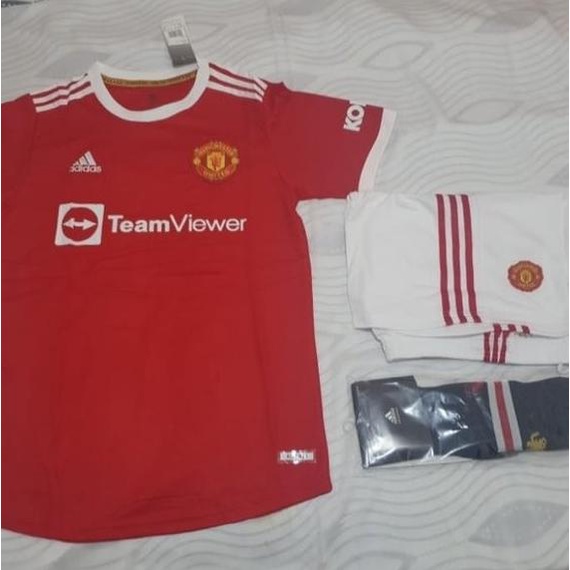 READY, JERSEY MU HOME 2021 2022 BAJU BOLA MU HOME 2022 FULLSET BAJU DECLAZZY