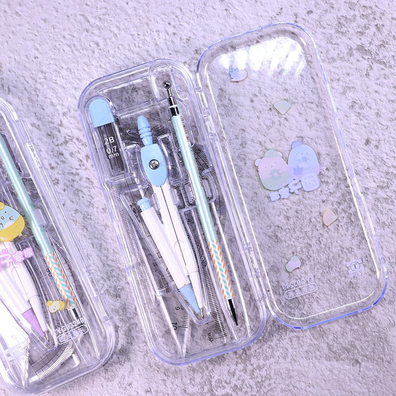 

Kensho Jangka Set Math Compass / Compas Alat Tulis / Pastel/ Busur Derajat / Ggaris/ Sil Mekanik