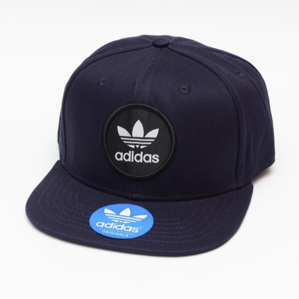 topi topi Adidas snapback topi baseball pria import - model C Navy(O7L7) topi pria original topi pri