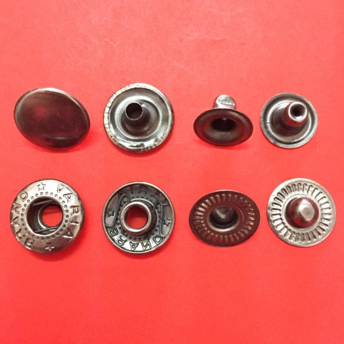 Kancing Cetet / Kancing Snap 7060 Black Nikel Terbaru