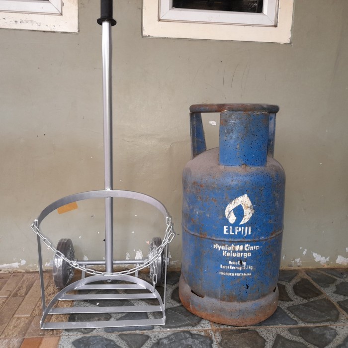 Terlaris Troli Trolley Galon, Gas 12 Kg, Gas 3 Kg