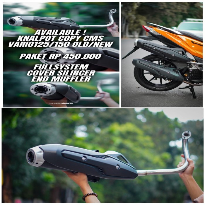 VARIO KNALPOT VARIO KNALPOT COPY CMS KNALPOT BEAT SCOPY COPY CMS - PAKET LENGKAP