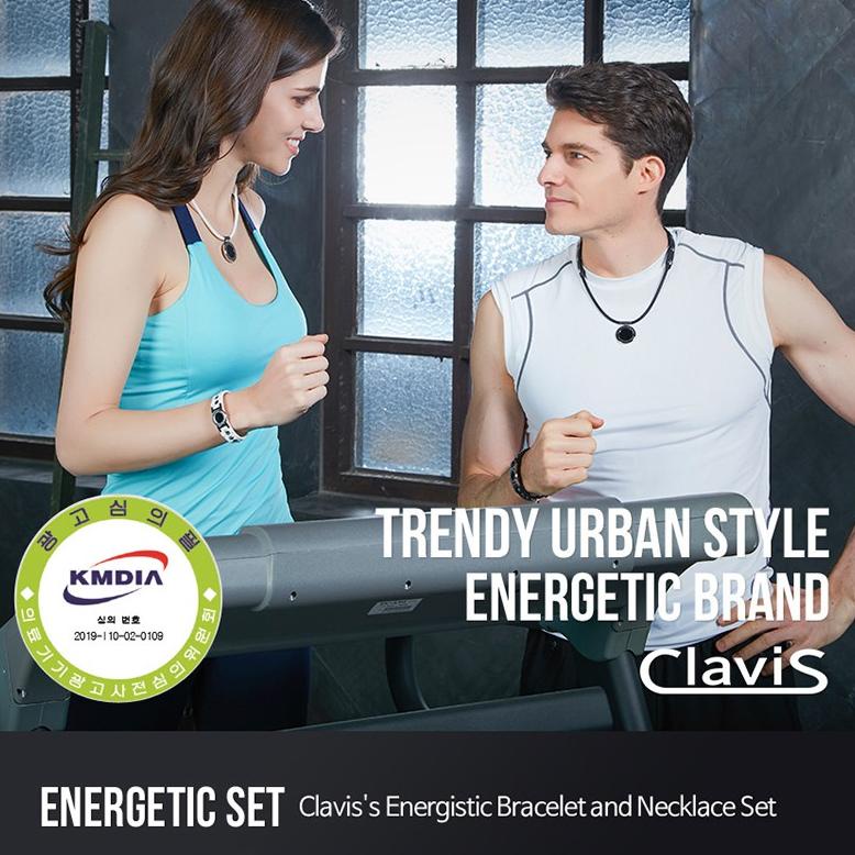 

| [clavis] energetic necklace white/black (ion) - kalung kesehatan / hitshop