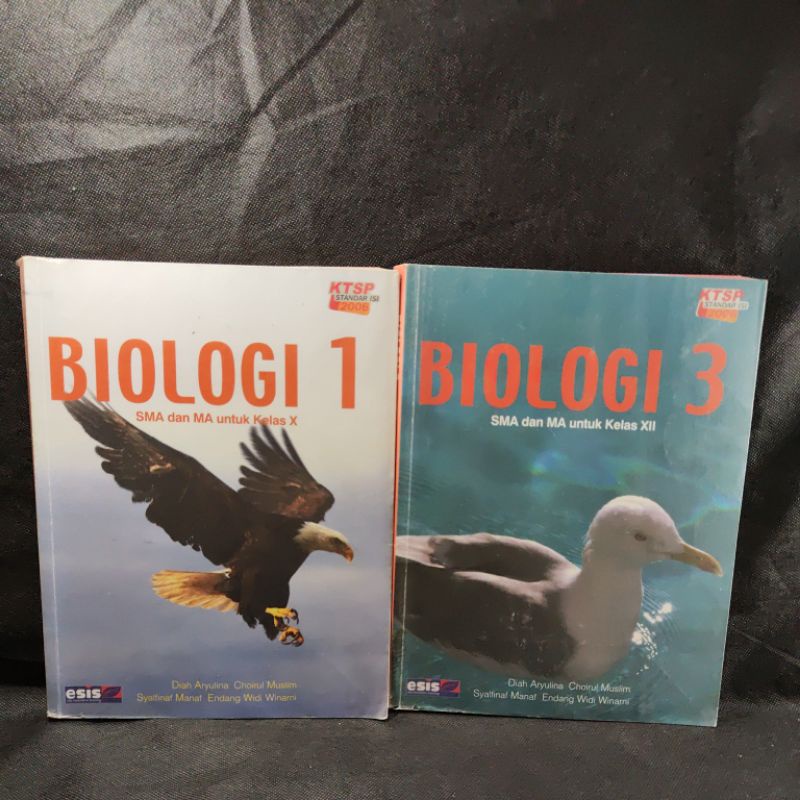 Buku Biologi kelas 10, 12, X, XII, SMA, KTSP 2006, Esis, Diah Aryulina Choirul Muslim, Syalfinaf Man
