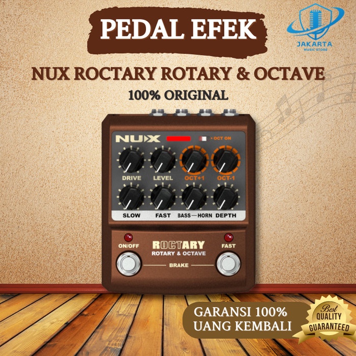 Efek Effect Effek Gitar Guitar Listrik Nux Roctary Rotary & Octave