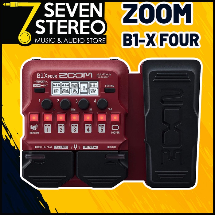 ZOOM B1X FOUR Bass Multi-Effects Pedals