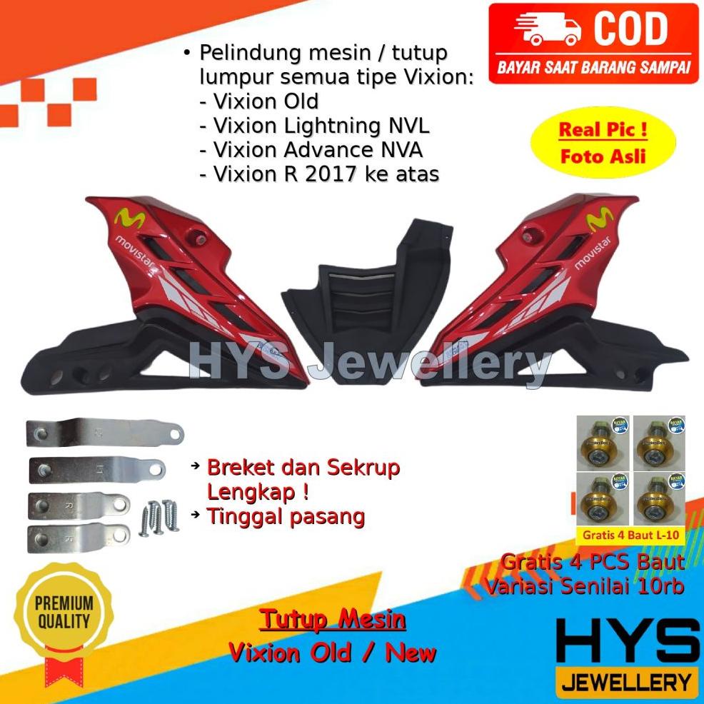 (COD) Tutup Mesin Vixion  & Old - Cover Engine Lumpur Transformer Vixion NVL 2013 2014 NVA 2015 2016