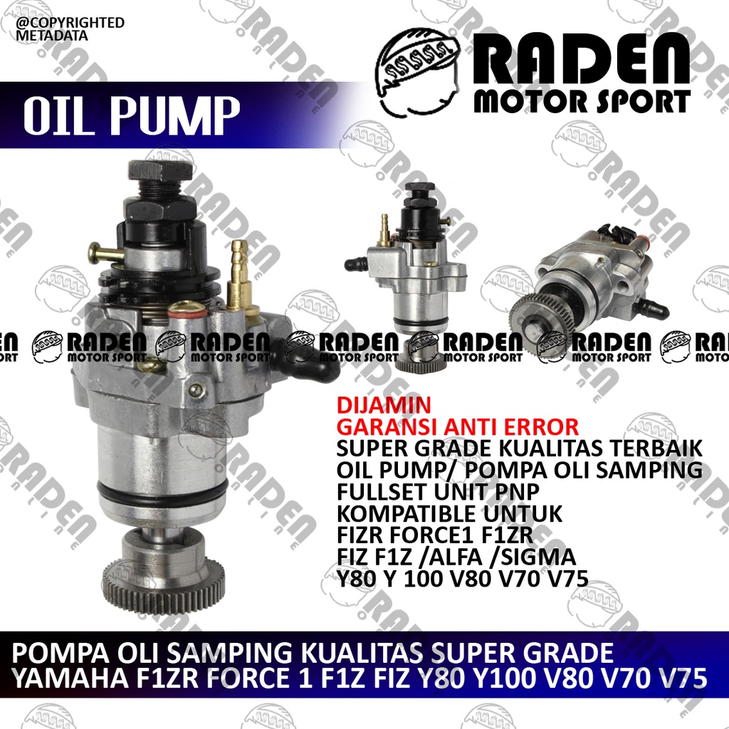 (COD) POMPA OLI SAMPING YAMAHA F1ZR F1Z FIZ FIZR FORCE 1 ONE POSWAN ALFA SIGMA CHAMP V80 POS WAN FOS