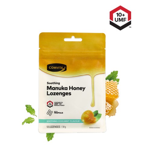 

Comvita Manuka Honey Lozenges Lemon & Honey Cool Nt 12 Loz Permen Madu Imun