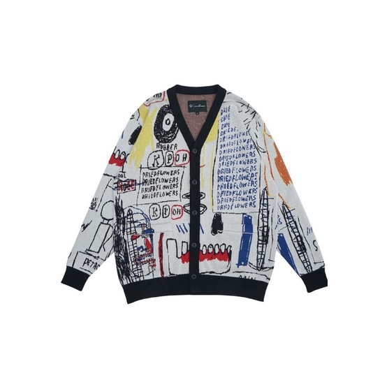 Cardigan 3Second x Basquiat 010823