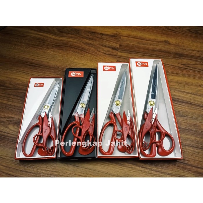

Promo Gunting Potong Bahan Kain Gunting Pin Merah 1094 1194 High Quality