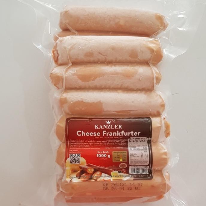 

TERBARU SOSIS KAZLER CHEESE FRANKFURTER 1 KG #GRATISONGKIR SINTARAHMA5